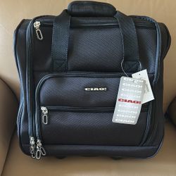 Ciao Carry-On Wheeled Under Seat Bag; Black; 15 x 9 x 14 in
