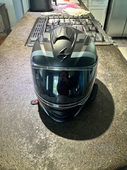 Scorpion EXO Full-Face Motorcycle Helmet with Cardo Bluetooth System - size L