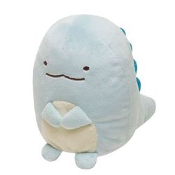 San-X Original Sumikkogurashi Series Plush (Tokage 9 Inch), Light Blue Dinosaur