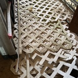 White Vinyl Lattice
