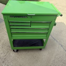Tool Chest With Some Tools 