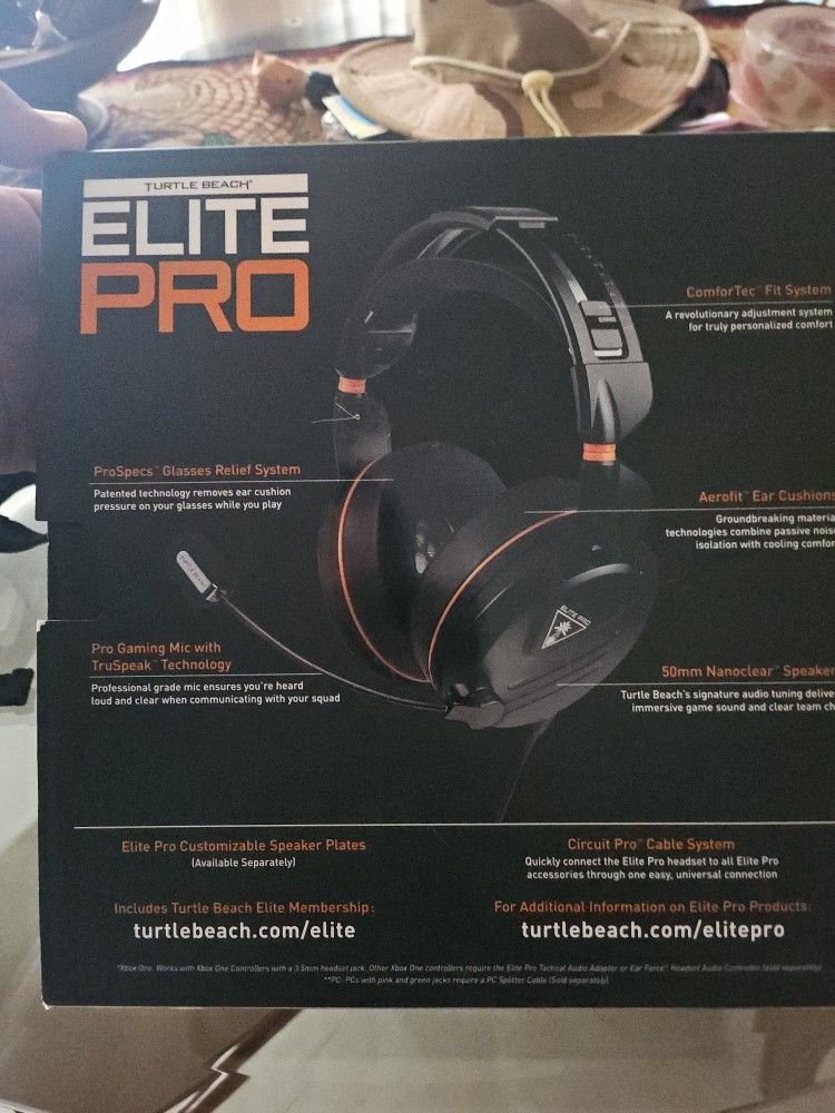 PS4 / XBOX ONE / PC Turtle Beach ELITE PRO Tournament Headset Wired