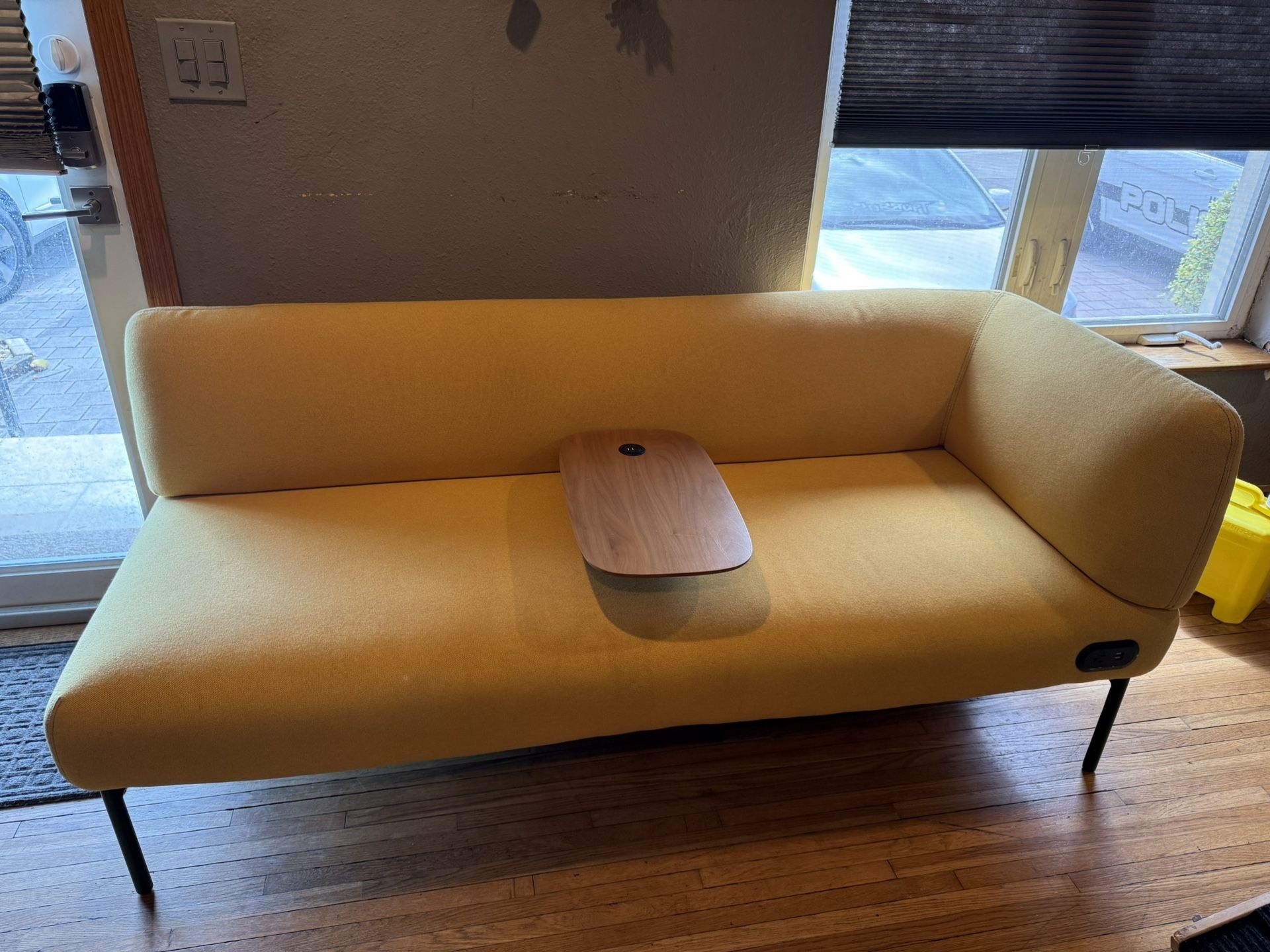 Sofa with USB ports