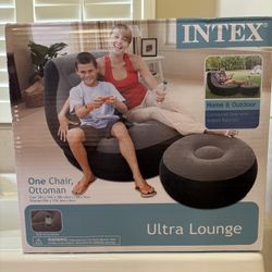Inflatable Chair and Ottoman