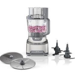 Open box never use - Ninja - Professional 12-Cup XL Food Processor - Platinum Silver, somewhere had a little bit scratch but It does not affect its u