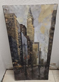 Hanging Canvas Picture Artwork 35 inches X 17 inches