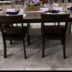 Dining Room Table and Chairs For Sale With Sever