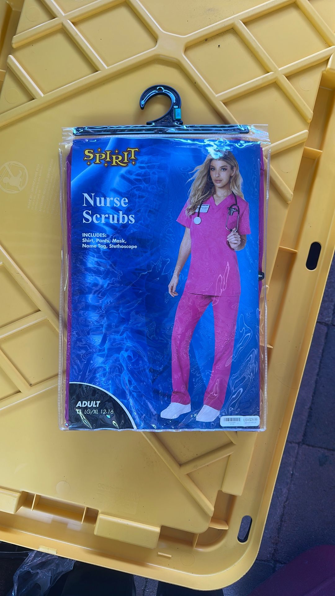 Spirit Halloween Costume Nurse Scrub