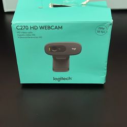 Logitech C270 HD Webcam (720p)