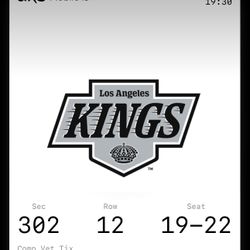 Two Tickets Kings Game 