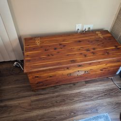 Antique Wooden Trunk.  Priced To Sell