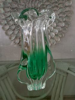 VTG Art Glass Vase Rare