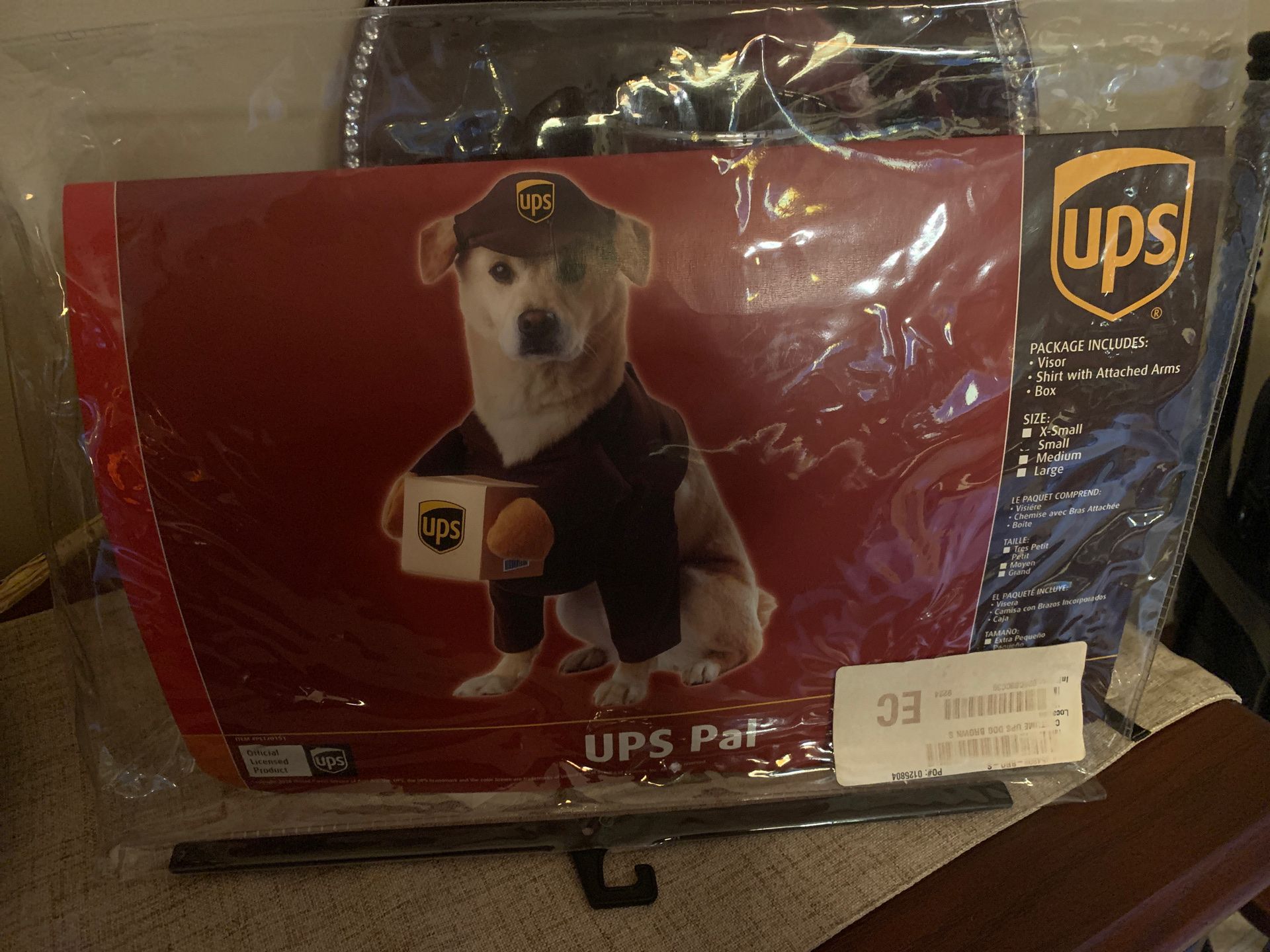 UPS Pal Small Dog Halloween Costume Brand New!