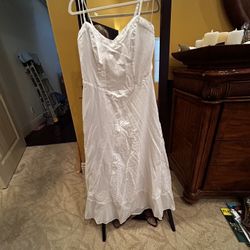 Long White Dress, NWT