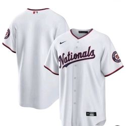 Nike MLB Washington Nationals White Home Jersey new