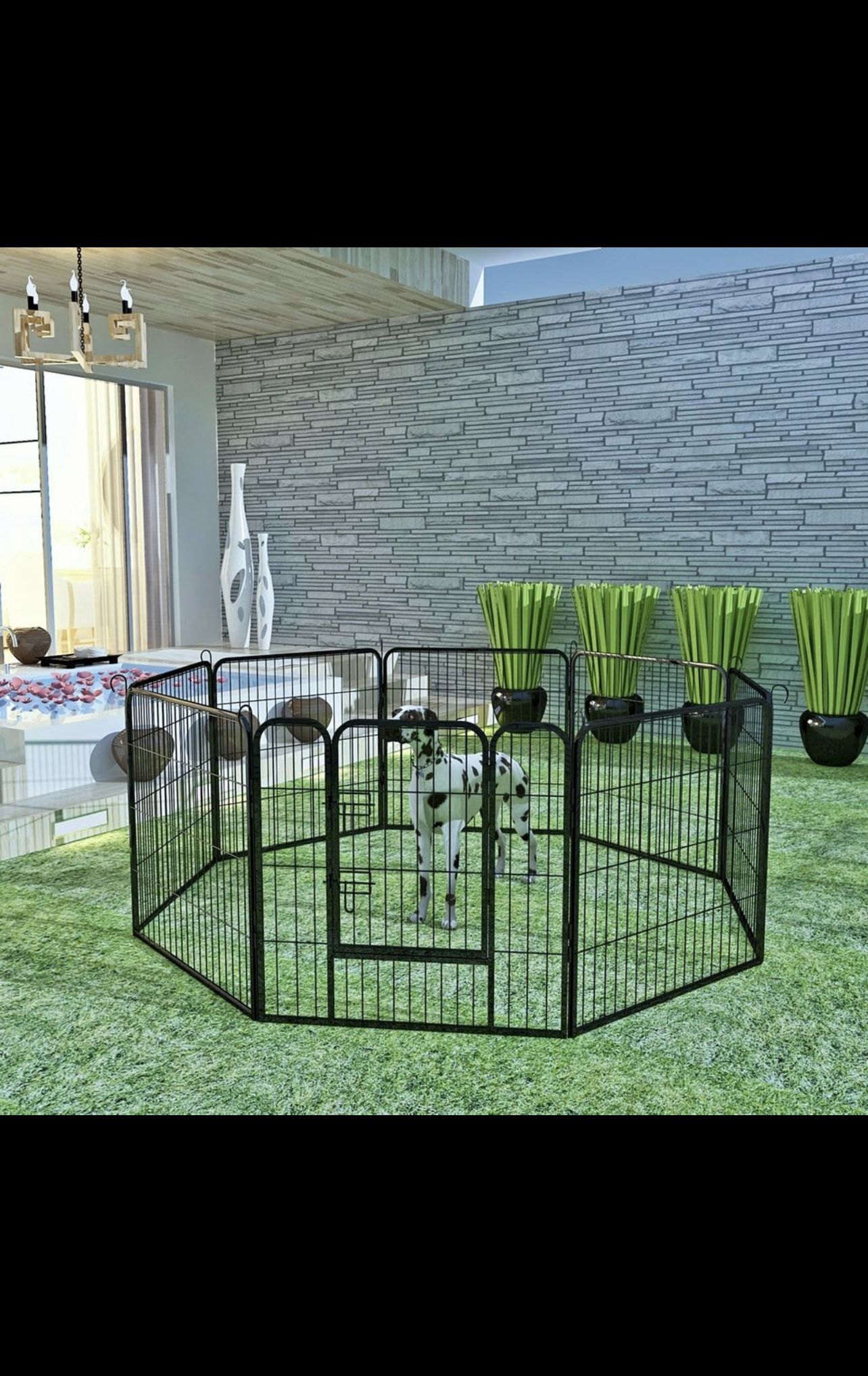 Dog Pet Playpen Exercise Size L30 H39 Inch New In Box 📦