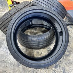 4x LIGHTLY USED TESLA MODEL 3 WARP PIRELLI PERFORMANCE TIRES 235/35/20 and 275/30/20 97% TREAD