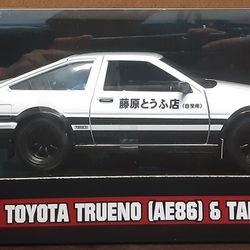 Jada Toys 1:24 Scale Hollywood Rides • Toyota Trueno [AE86] & Takumi