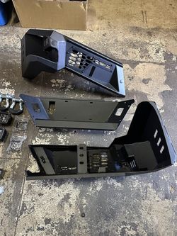 09-18 DODGE RAM OFFROAD REAR STEP BUMPER 1500 MODEL ONLY COMES WITH LED LAMPS 4PC COMPLETE