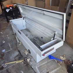 White Truckbed Toolbox