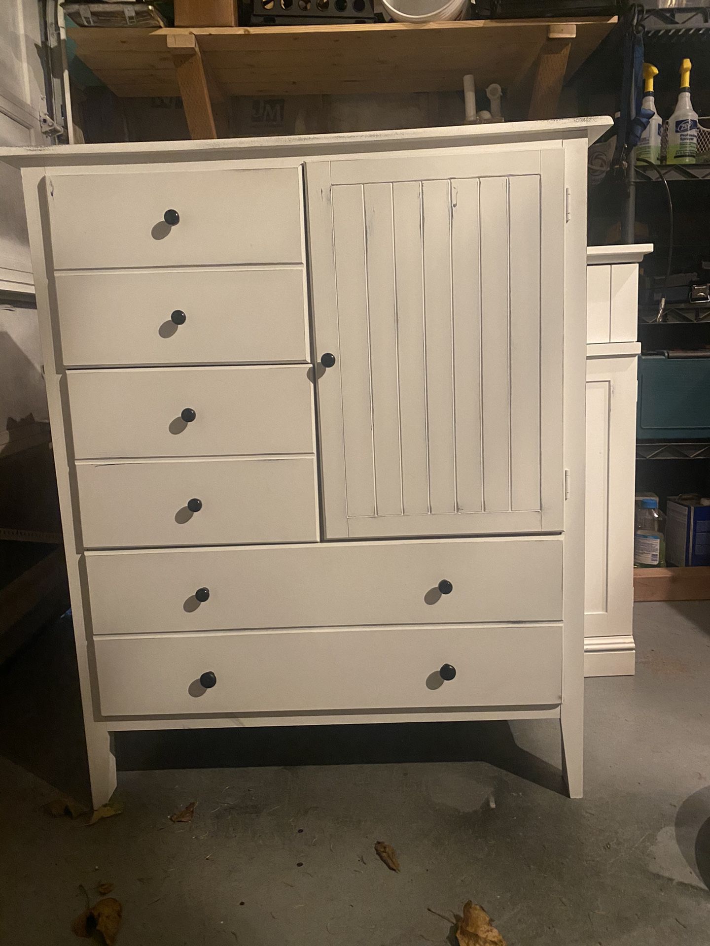 Changing Table Dresser Plus Cabinet