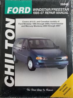 CHILTON FORD WINSTAR/FREESTAR REPAIR MANUAL NEW