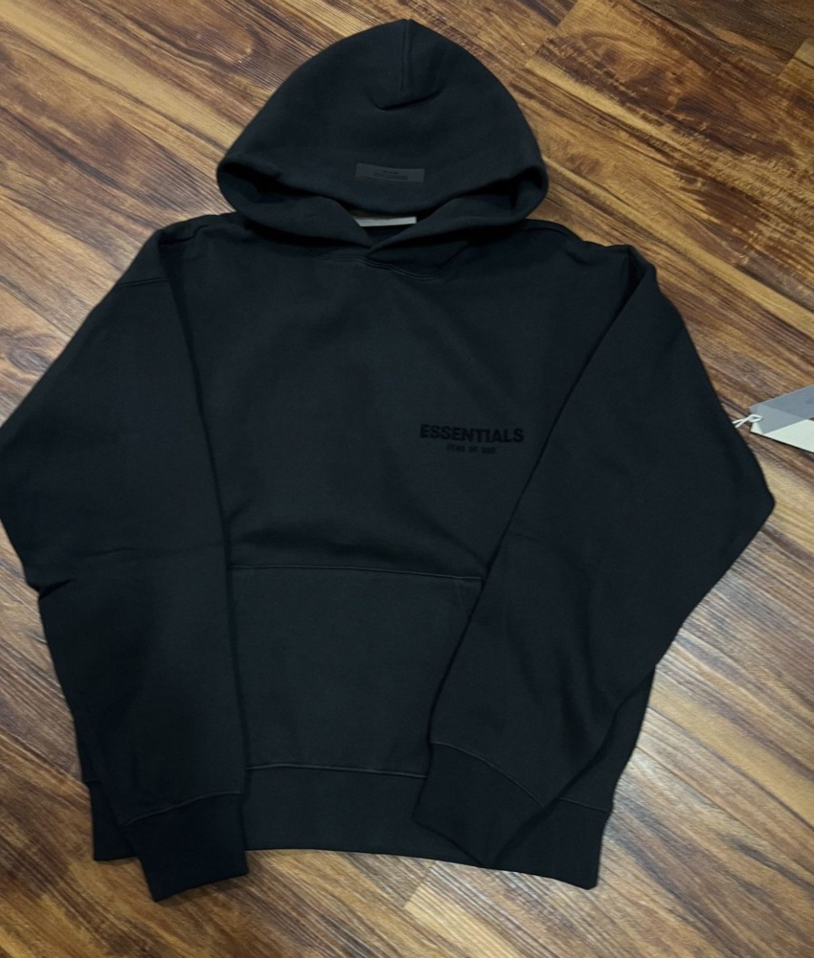 Black Essentials Hoodie