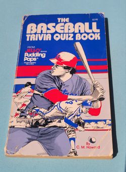 Baseball Trivia Quiz Book