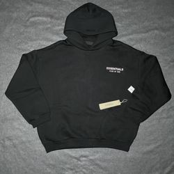 Black Essentials Hoodie