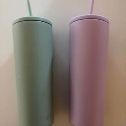 Simple Modern Classic Tumblers - Set of 2 (Sage & Lavender)