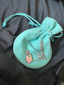 Tiffany necklace , pink heart