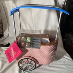 Ice Cream Cart For Our Generation/ American Girl And Other 18 Inch Dolls