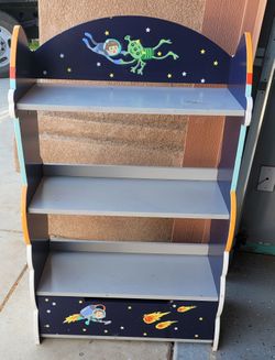 Fantasy Fields Outer Space Kids 3-Tier Bookshelf & Drawer