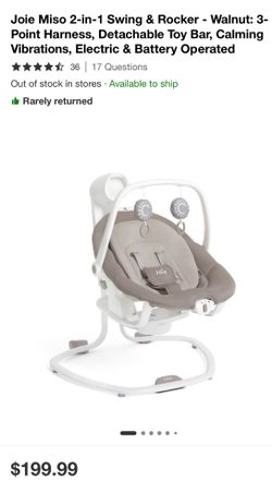 Joie Miso 2-in-1 swinger and rocker