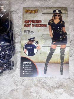 Spirit Officer Pat U Down Adult Costume Medium