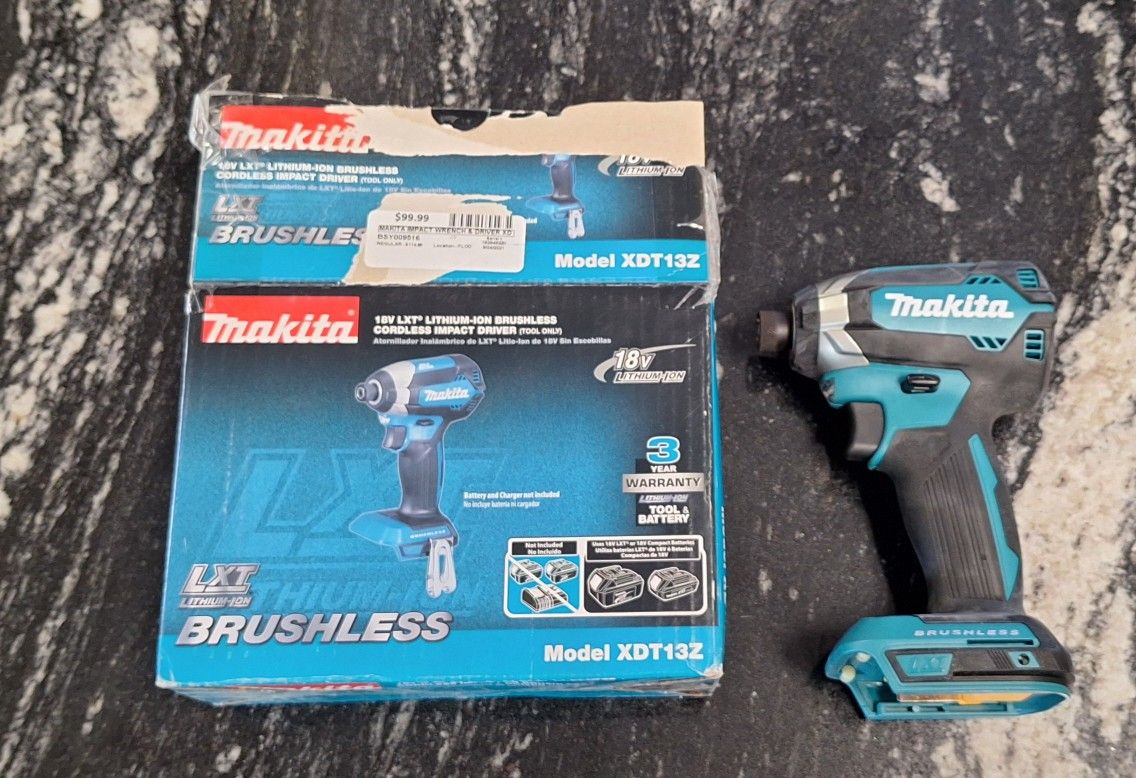 Makita Impact Wrench & Driver XD