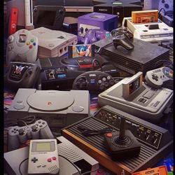 Buying Video Games And Retro Consoles 