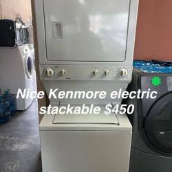 Nice Kenmore Electric Stackable 
