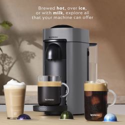De'Longhi Nespresso Vertuo Coffee and Espresso Maker Grey Black