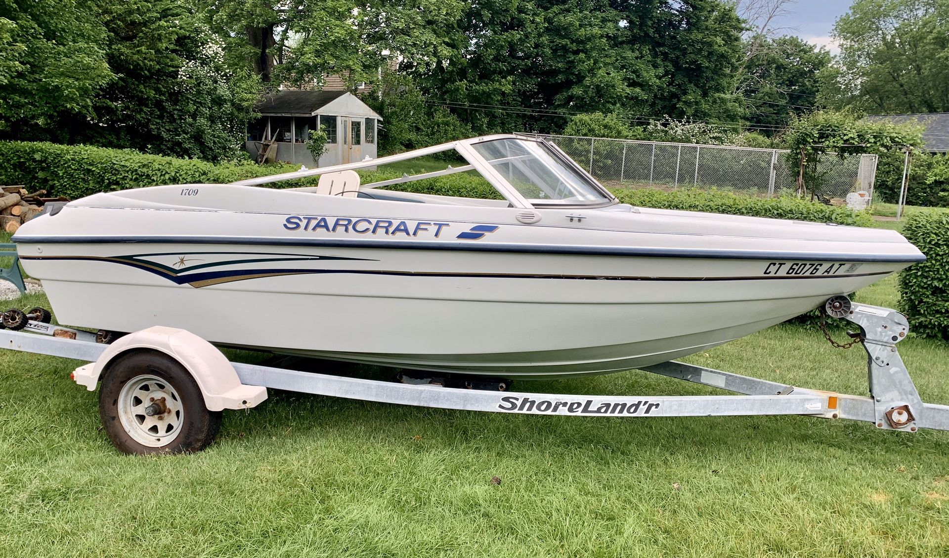 1998 Starcraft Fish & Ski Boat with ShoreLand’r trailer