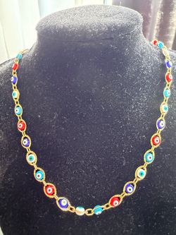 Evil eye necklace