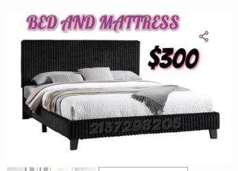 New Bed Frame With Mattress