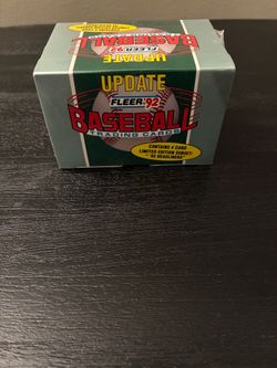 1992 Fleer Update baseball cards set