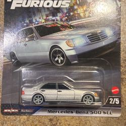 HOT WHEELS PREMIUM MERCEDES BENZ 500 SEL FAST AND FURIOUS TOKYO CAR CULTURE 
