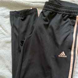 Adidas Jogger W/ Pink Stripes 