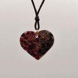 Orgonite Heart Pendant – EMF Protection, Energy Shield, Garnet & Obsidian, Copper, Adjustable Rope Necklace


Weighs  0.5 oz

Height 1.4 in.

Width 1.