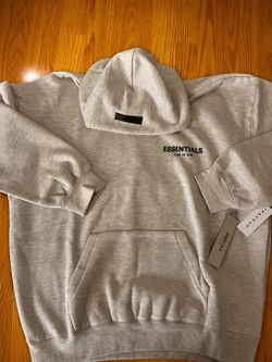 Essentials white hoodies
