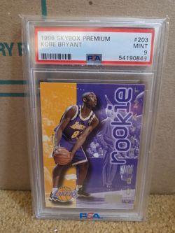 1996 skybox premium Kobe Bryant psa 9