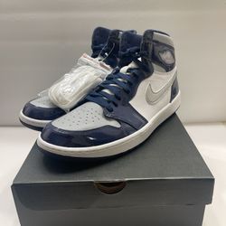 Nike Air Jordan 1 High OG Patent Midnight Navy Men’s Size 12.5 DQ0660-100