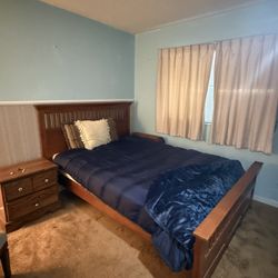 Full Size Mattress And Bed Frame 